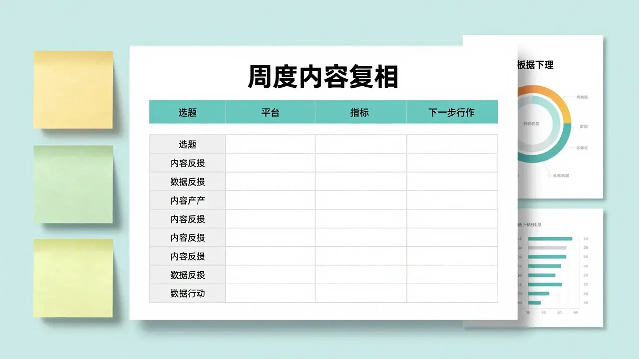 周度内容数据复盘与改版计划