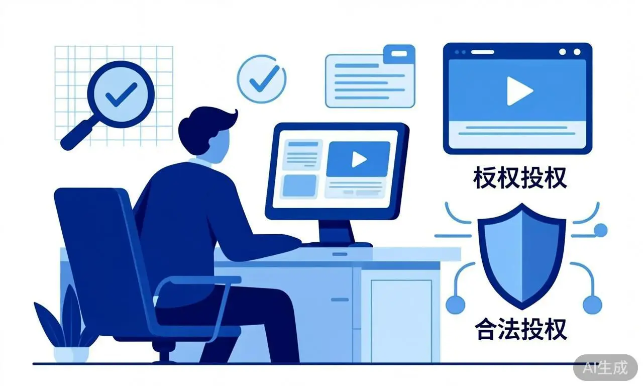 创作者发布AI内容前进行事实、标识与权利检查
