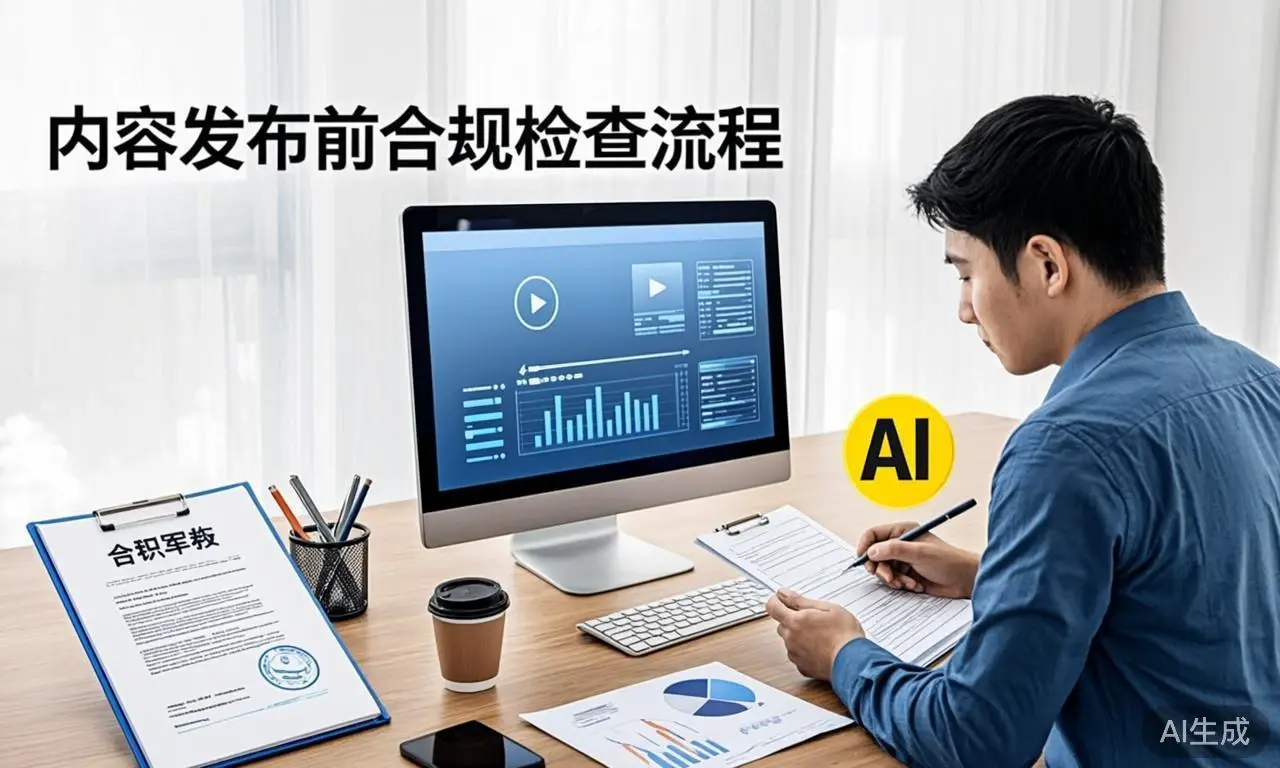 AI内容发布前的合规检查场景