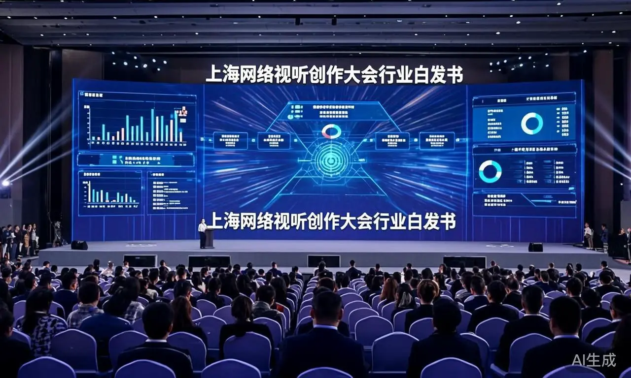 上海网络视听创作者大会现场
